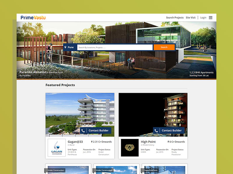 PrimeVastu - Property Portal